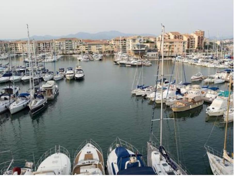 Port Frejus Cap Hermes Vue Mer Et Port Pieds Dans L'Eau Piscine Pkg 外观 照片